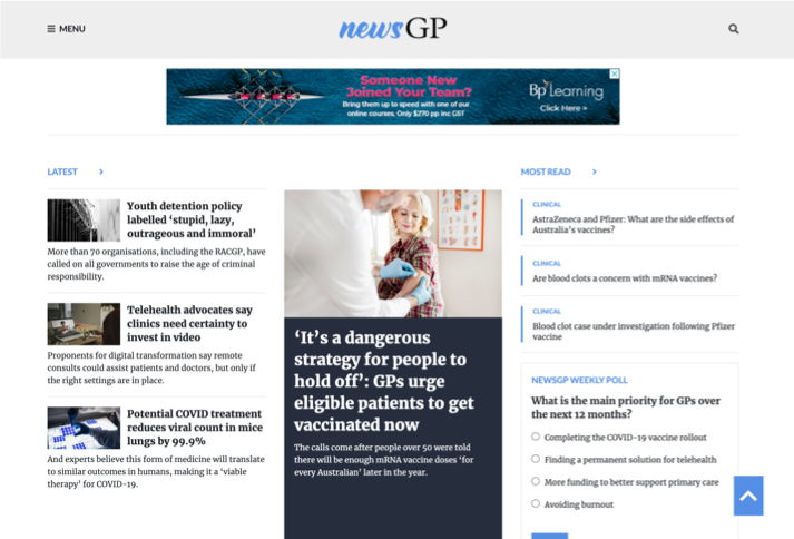 Telehealth Mastery article in NewsGP